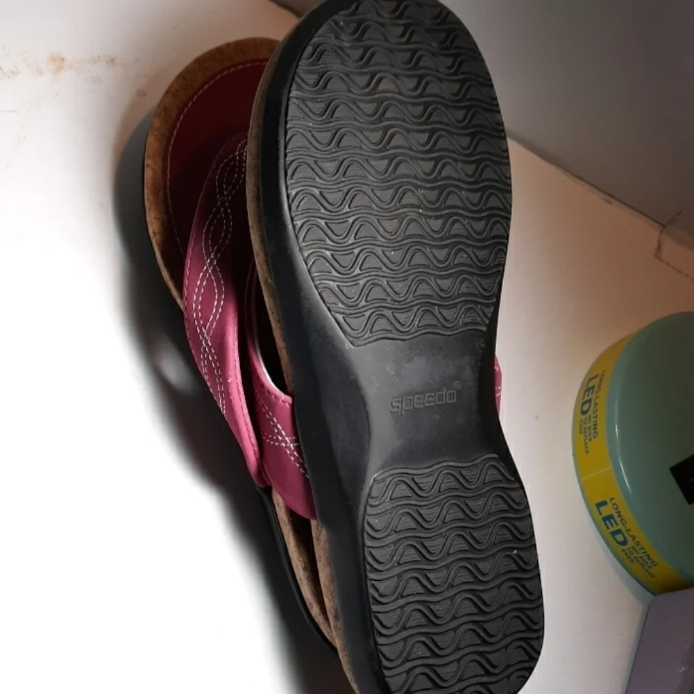 Speedo flip flop sandals pink 6